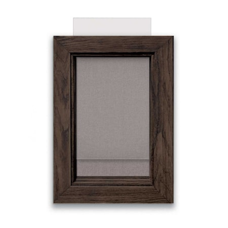 UNITED VISUAL PRODUCTS Indoor Enclosed Combo Board, 72"x36", Black Frame/Burgundy & Cloud UVCB7236B-BURGUN-CLOUD